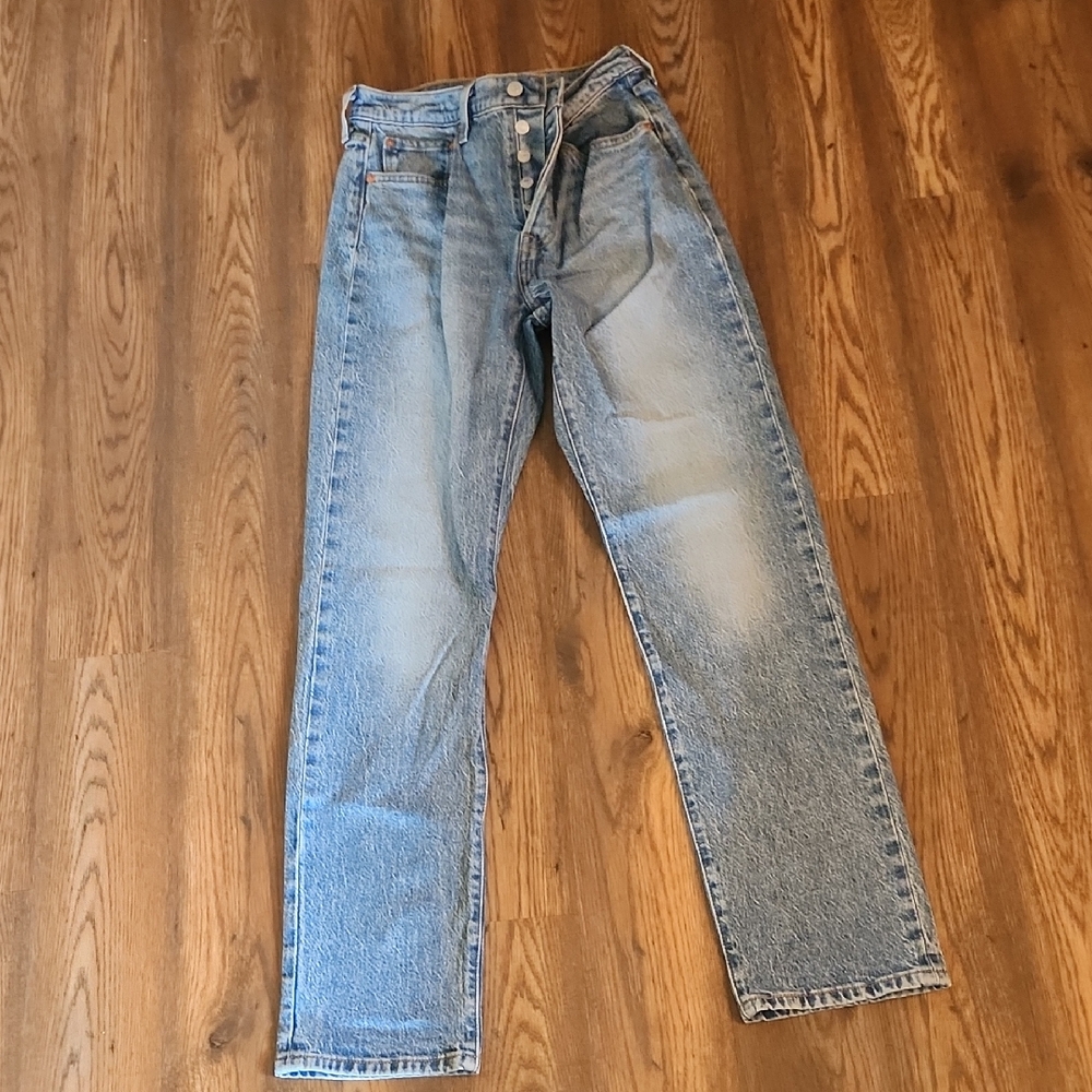 Levi's Light Blue Straight Jeans